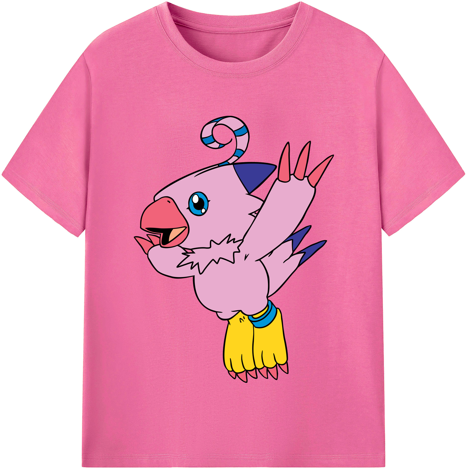 （画像用） Digimon デジタルモンスター/デジモン レディースカジュアルプリントTシャツ（綿100％）